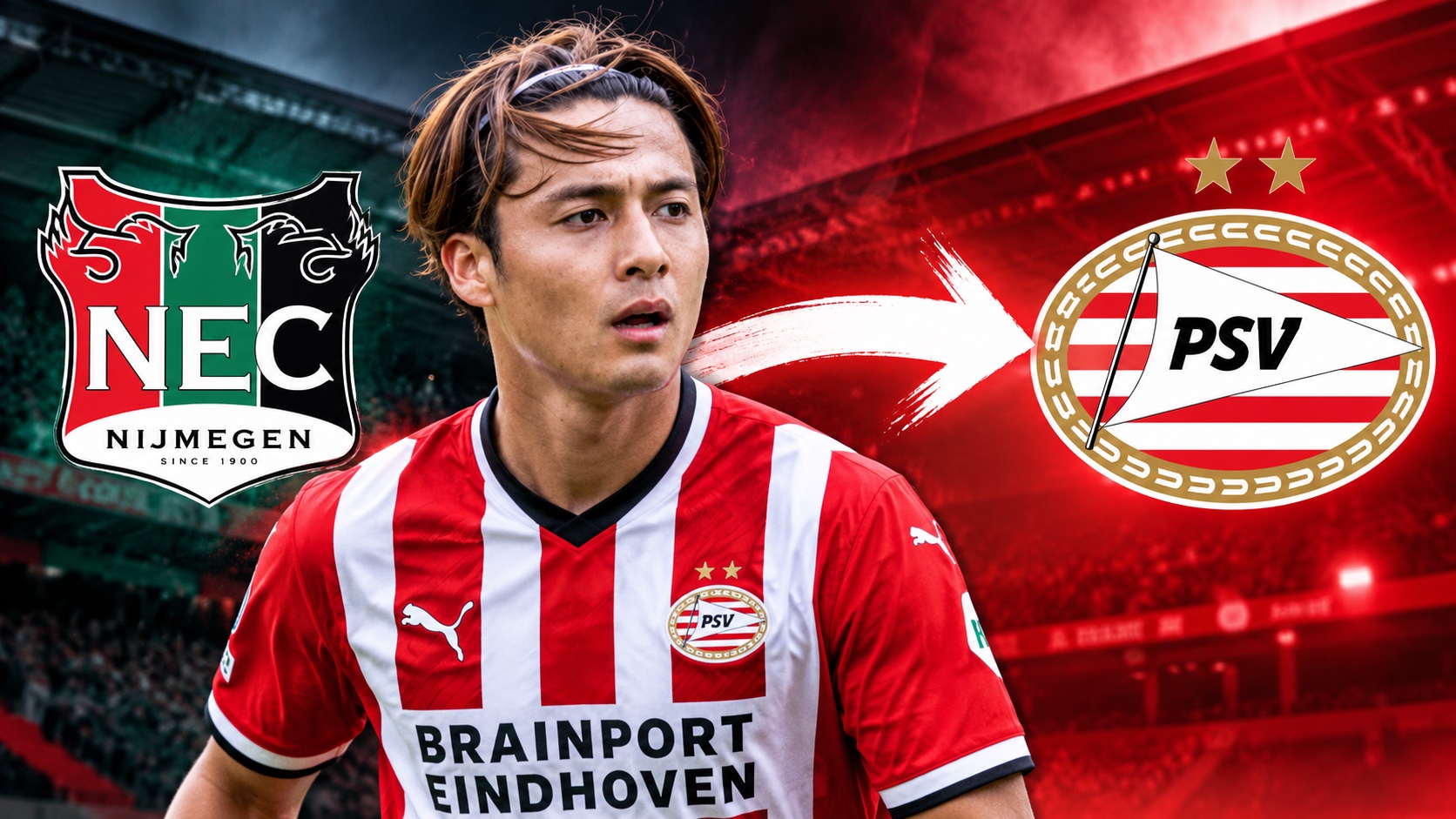 Kodai Sano in actie voor NEC en PSV-geruchten rondom zijn overstap naar Eindhoven.